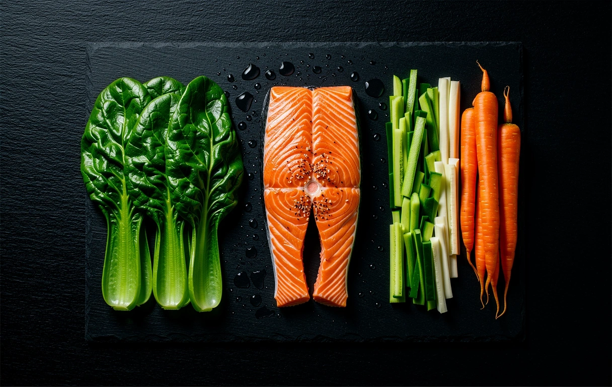 Geometrisches Food-Styling